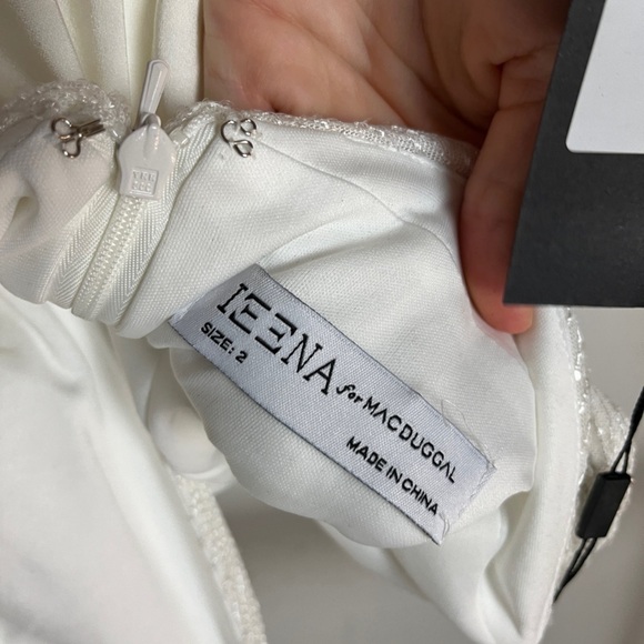 Mac Duggal 11666 Sequined Cross Neck Halter Jumpsuit - Picture 9 of 11